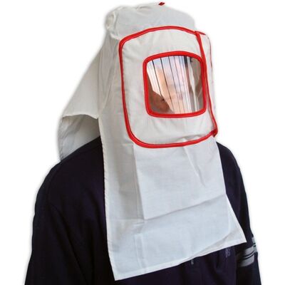 Maschera protettiva SOGI MAS-SP per sabbiatrici da esterno - con visiera trasparente intercambiabile - in tessuto Maschera protettiva SOGI MAS-SP per sabbiatrici da esterno - con visiera trasparente intercambiabile - in tessuto