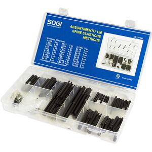 ASSORTIMENTO SET SERIE DI 120 SPINE ELASTICHE METRICHE SOGI AS-120-SEL