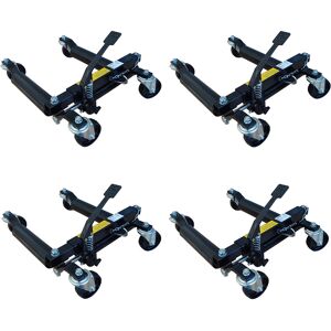 Carrelli sposta auto posizionatore sotto auto SOGI PO-04_2 -650 kg - Set da 4 pezzi