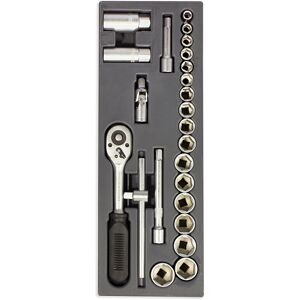 TERMOFORMATO RIGIDO COMPLETO DI 24 CHIAVI A BUSSOLA UTENSILI SOGI TERMOFORMATO RIGIDO COMPLETO DI 24 CHIAVI A BUSSOLA UTENSILI SOGI