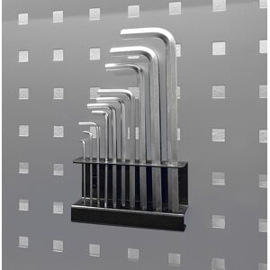 SOGI Gancio porta chiavi esagonali ARR-GAN-CE porta brugole per pannelli porta attrezzi - compatibile con arredo officina ARR SOGI Gancio porta chiavi esagonali ARR-GAN-CE porta brugole per pannelli porta attrezzi - compatibile con arredo officina ARR