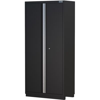 Armadio in lamiera SOGI ARR-M-A-D per arredo officina - 2 ante - 4 ripiani - staffa guardaroba - 915x485x1950 mm Armadio in lamiera SOGI ARR-M-A-D per arredo officina - 2 ante - 4 ripiani - staffa guardaroba - 915x485x1950 mm