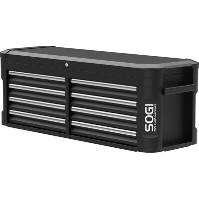Cassettiera portautensili SOGI X6-08 - 8 cassetti - 1 vano con coperchio - serratura centralizzata - nero grafite Cassettiera portautensili SOGI X6-08 - 8 cassetti - 1 vano con coperchio - serratura centralizzata - nero grafite
