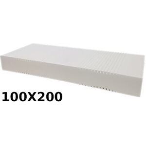 DINAFLEX® Materasso Ortopedico Golia Milano 9 Zone 100x200 Singolo Alto 23 cm sfoderabile con fodera Milano Liscia