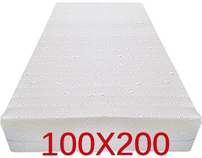 dinaflex® materasso ortopedico 9 zone 100x200 singolo golia  alto 23 cm sfoderabile con fodera in 3d air fresh