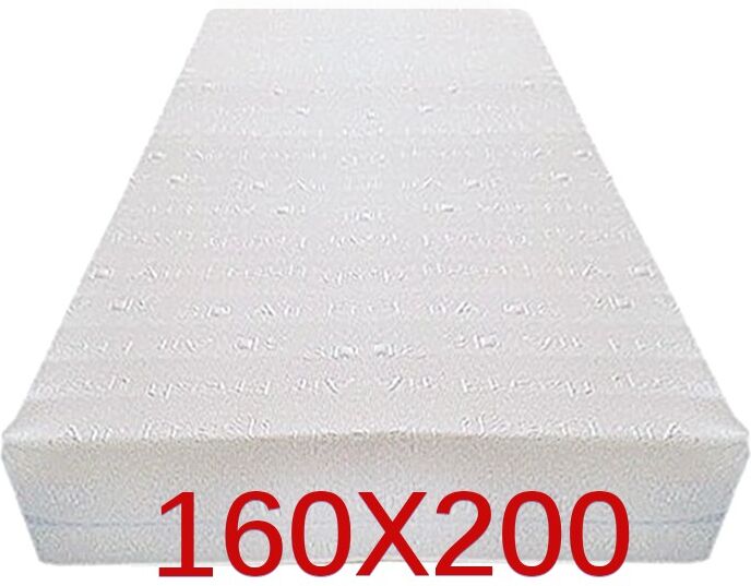 DINAFLEX® Materasso Ortopedico 9 Zone 160x200 Singolo "GOLIA"  Alto 23 cm sfoderabile con fodera in 3D AIR FRESH