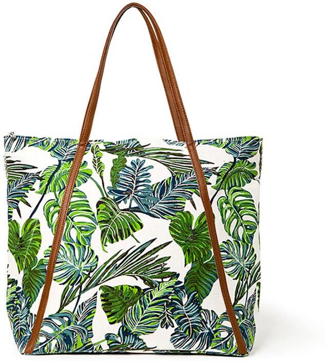 FASHIONDESIGN borsa da spiaggia con stampa giungla