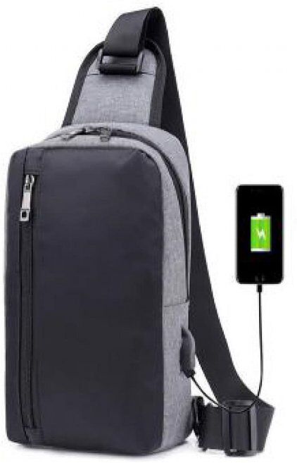 FASHIONDESIGN BORSA MONOSPALLE MULTI PRESA USB 17X30X10 FASHIONDESIGN BORSA MONOSPALLE MULTI PRESA USB 17X30X10