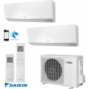 Climatizzatore Condizionatore Dualsplit Daikin perfera 2MXM40N + FTXM25R + FTXM35R modello 2021 wifi incluso