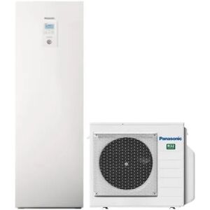 Panasonic Pompa di Calore Aquarea All in One J Generazione Monofase 9 kw splittata con bollitore 200 litri WH-ADC0309J3E5C WH-UD09JE5-1