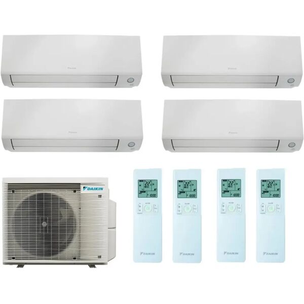 climatizzatore condizionatore quadrisplit daikin perfera all season nuovo 2024 4mxm80a + ftxm25a + ftxm25a + ftxm25a + ftxm35a 9000+9000+9000+12000 btu