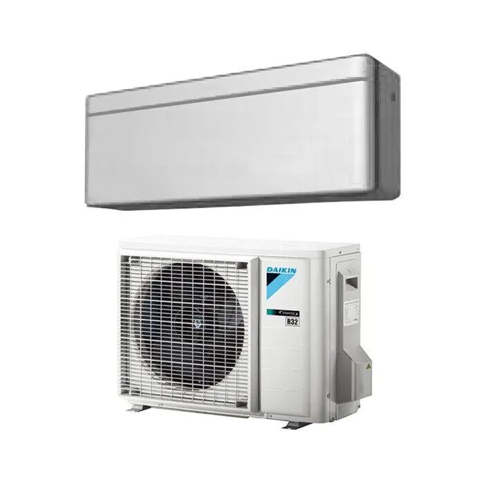 climatizzatore/condizionatore daikin monosplit parete stylish inverter 14000 btu  silver (argento) ftxa42as/rxa42a