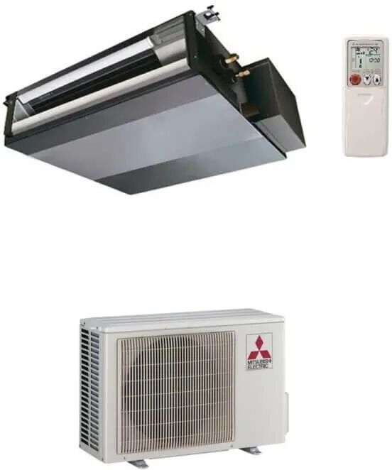 climatizzatore/condizionatore mitsubishi electric monosplit canalizzato sez-kd25va