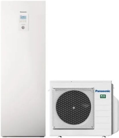 panasonic pompa di calore aquarea all in one j generazione monofase 9 kw splittata con bollitore 200 litri wh-adc0309j3e5c wh-ud09je5-1