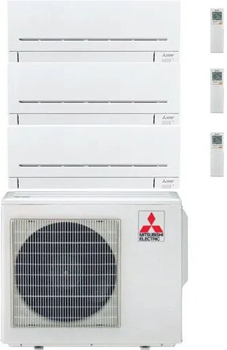 Climatizzatore/Condizionatore Mitsubishi Electric Multisplit Trial Parete LINEA PLUS 12000 BTU MXZ-3F68VF + MSZ-AP25VG+MSZ-AP25VG+MSZ-AP35VG WIFI INCLUSO