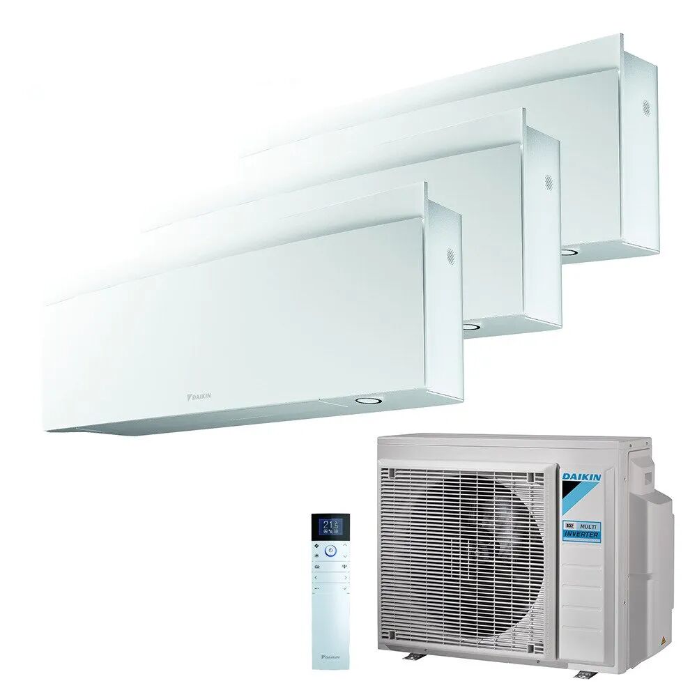 Climatizzatore Condizionatore Trialsplit Daikin Emura 3 NUOVO 2024 3MXM68A + FTXJ25AW + FTXJ35AW + FTXJ35AW 9000+12000+12000 BTU