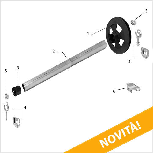 Rogiam Kit tapparelle con manovra a cingha per avvolgibili da max 18kg (Kitcinghia) Rogiam Kit tapparelle con manovra a cingha per avvolgibili da max 18kg (Kitcinghia)