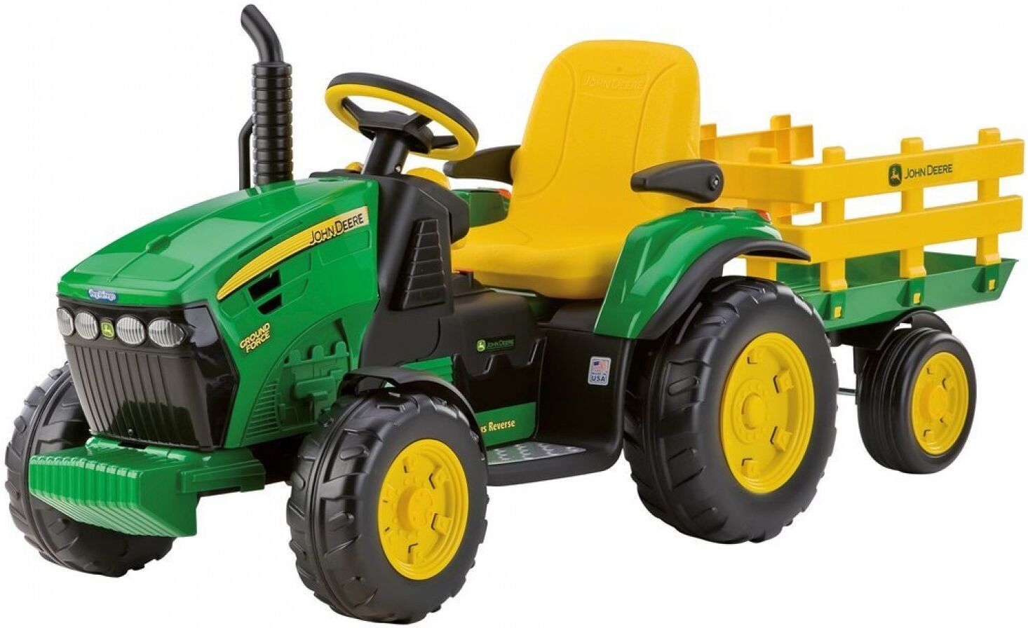 Peg Perego Trattore Elettrico Peg Perego John Deere Ground Force Peg Perego Trattore Elettrico Peg Perego John Deere Ground Force