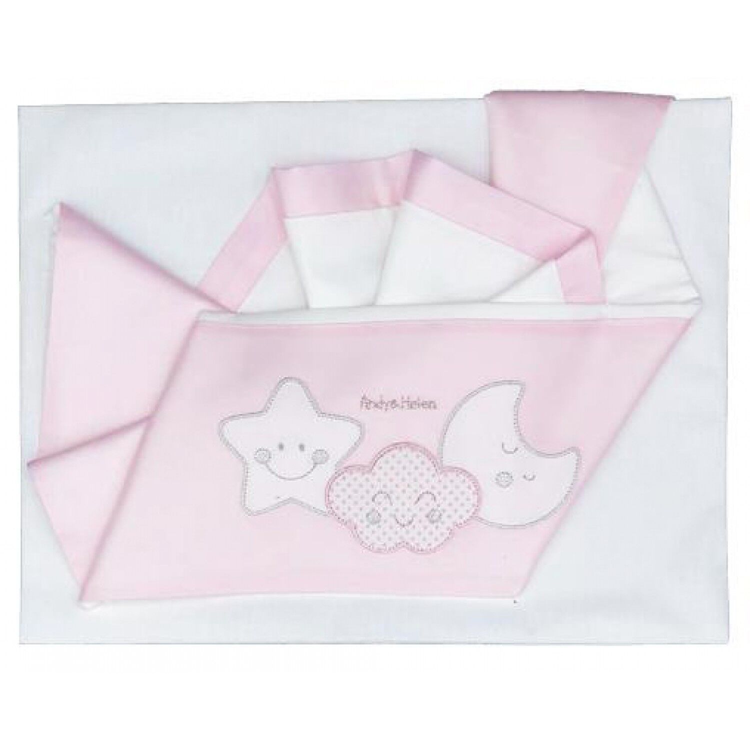 Andy & Helen Set Lenzuola Andy & Helen per Lettino Ricamato D34 3 pz Rosa Andy & Helen Set Lenzuola Andy & Helen per Lettino Ricamato D34 3 pz Rosa