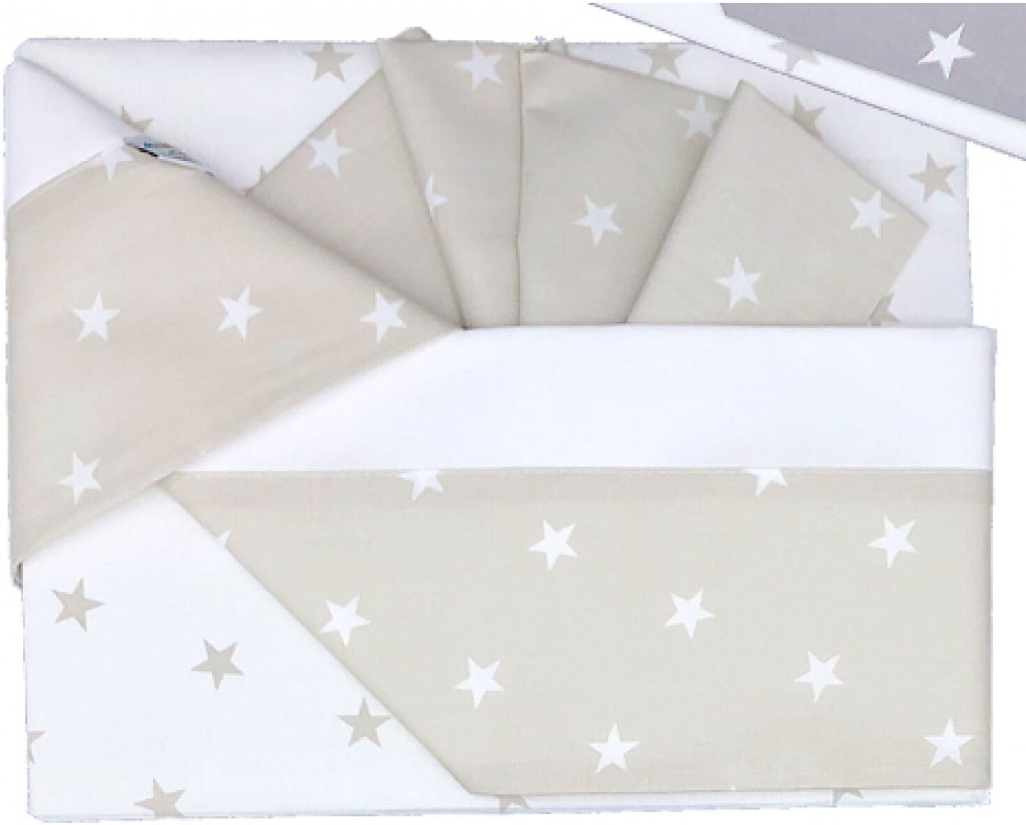 Andy & Helen Set Lenzuola Andy & Helen per Lettino Fantasia F1 3 pz Panna Andy & Helen Set Lenzuola Andy & Helen per Lettino Fantasia F1 3 pz Panna