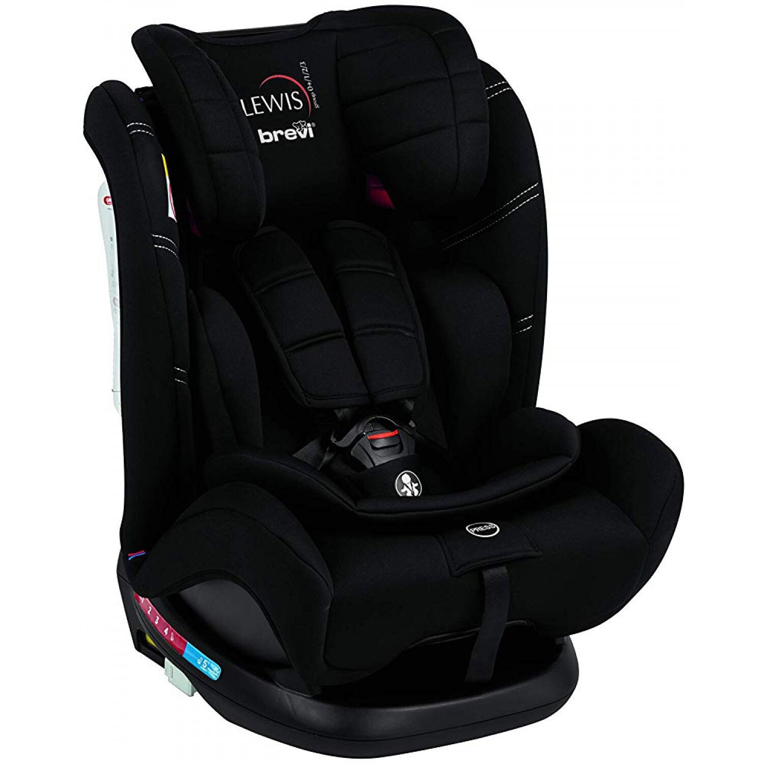 Brevi Seggiolino Auto Brevi Lewis  Isofix tt 0-36 kg Nero