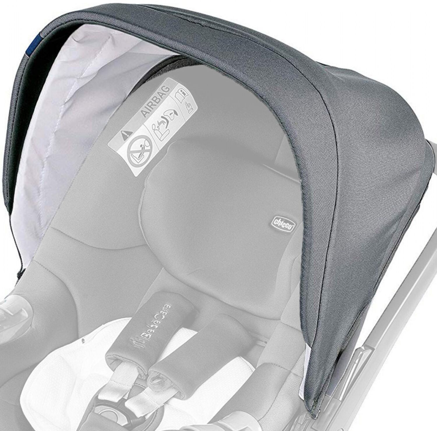 Chicco Cappotta per Seggiolino Auto Chicco Oasys 0+ Up Cool Grey