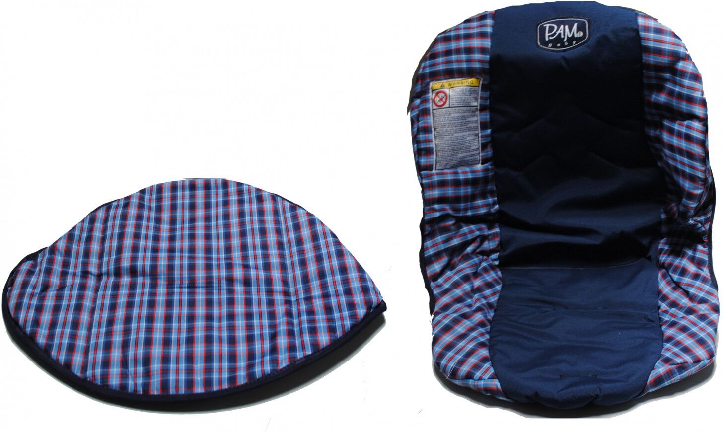 Pam Rivestimento + Cappottina Seggiolino Auto Ovetto Pam Blue / Pam Rivestimento + Cappottina Seggiolino Auto Ovetto Pam Blue /