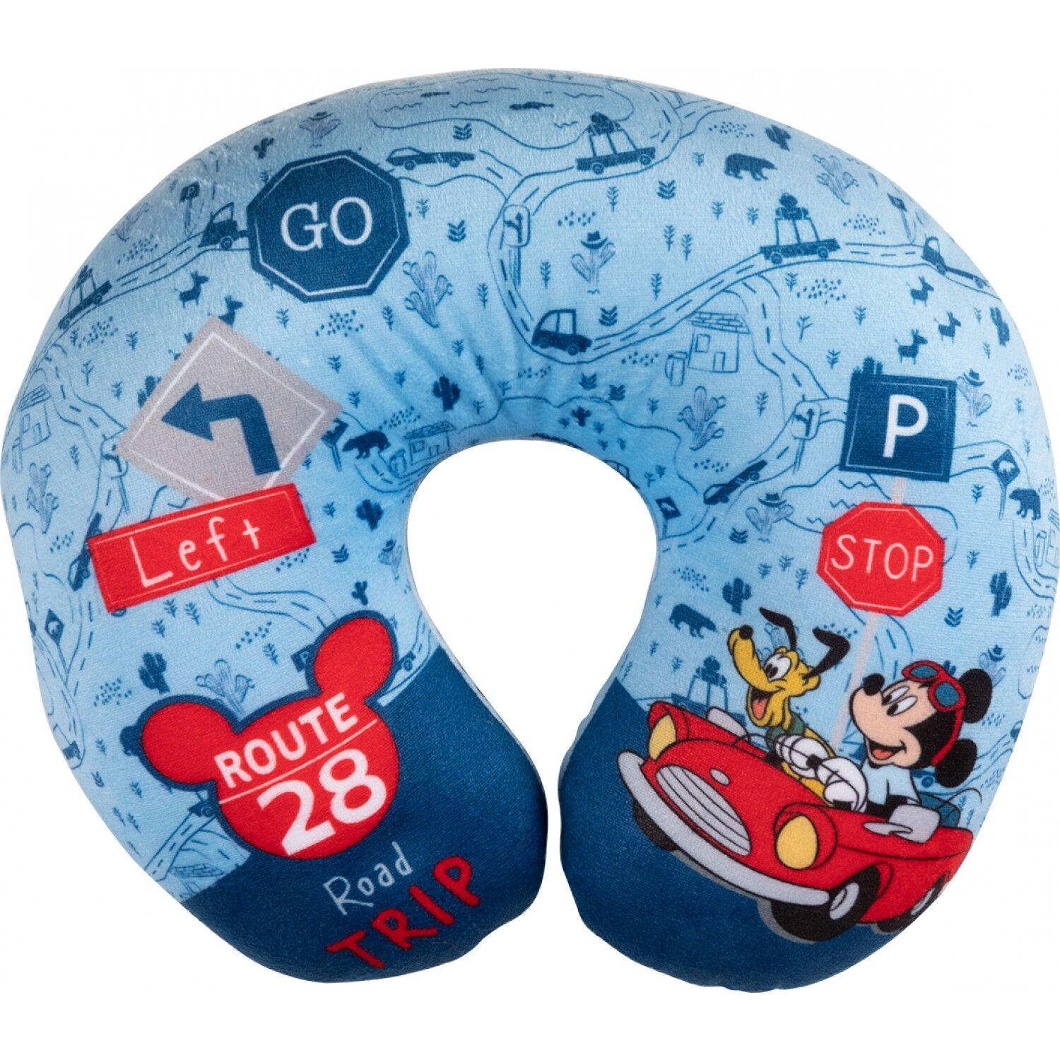 Disney Cuscino da Viaggio Disney By Colzani Mickey Mouse Disney Cuscino da Viaggio Disney By Colzani Mickey Mouse