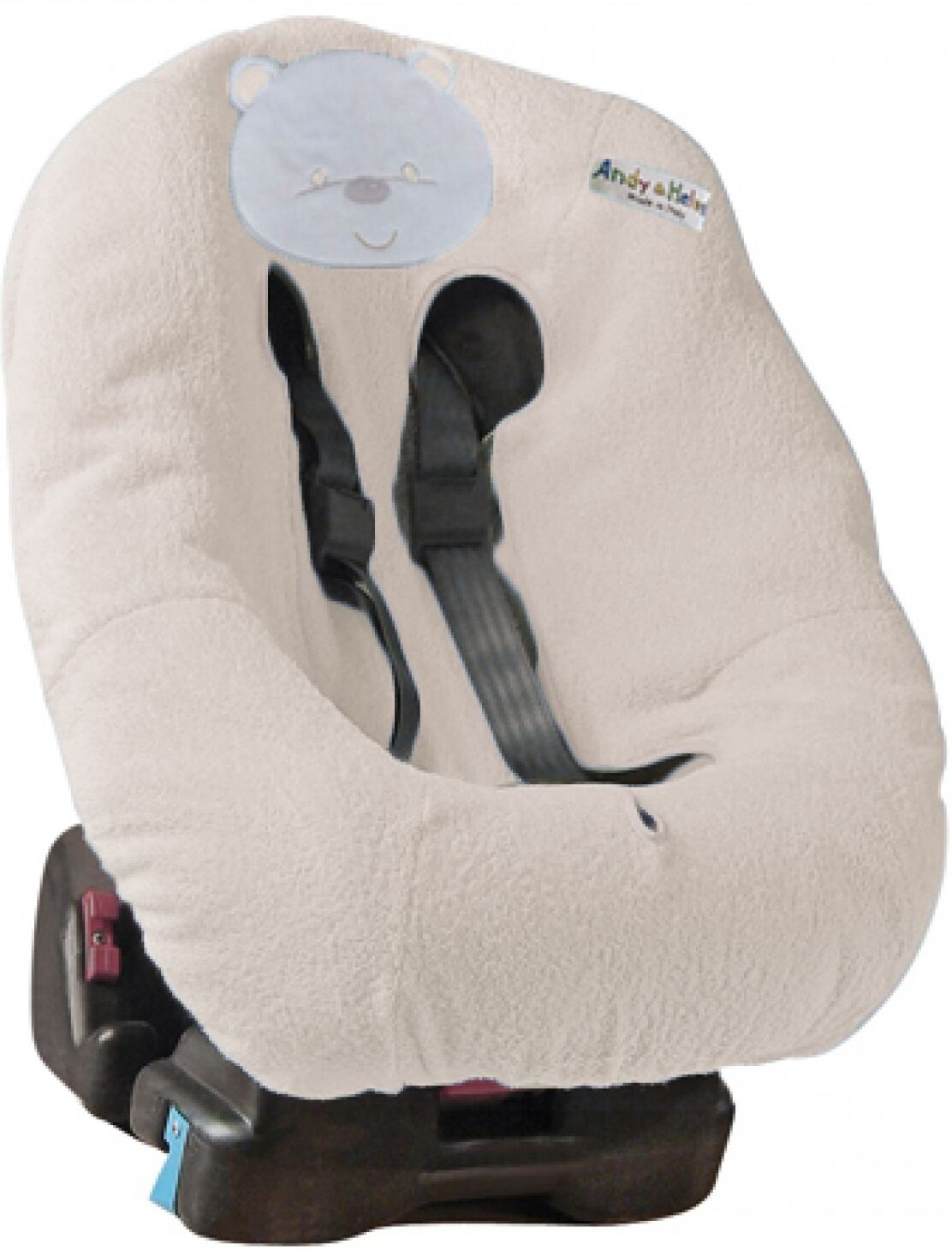 Andy & Helen Rivestimento per Seggiolino Auto Andy & Helen Ricamato Panna Andy & Helen Rivestimento per Seggiolino Auto Andy & Helen Ricamato Panna