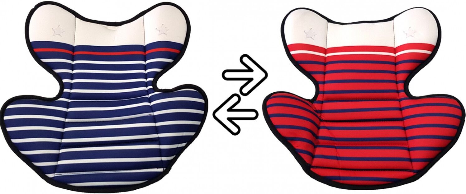 Mycarsit Materassino MyCarSit per Seggiolino Auto 15-36 Kg Righe Blu Rosso Mycarsit Materassino MyCarSit per Seggiolino Auto 15-36 Kg Righe Blu Rosso