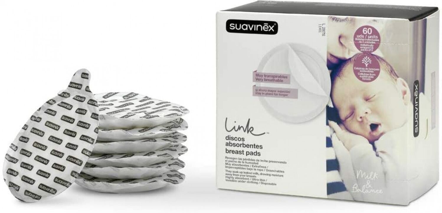 Suavinex Coppette Assorbilatte Suavinex 60 Pezzi Suavinex Coppette Assorbilatte Suavinex 60 Pezzi