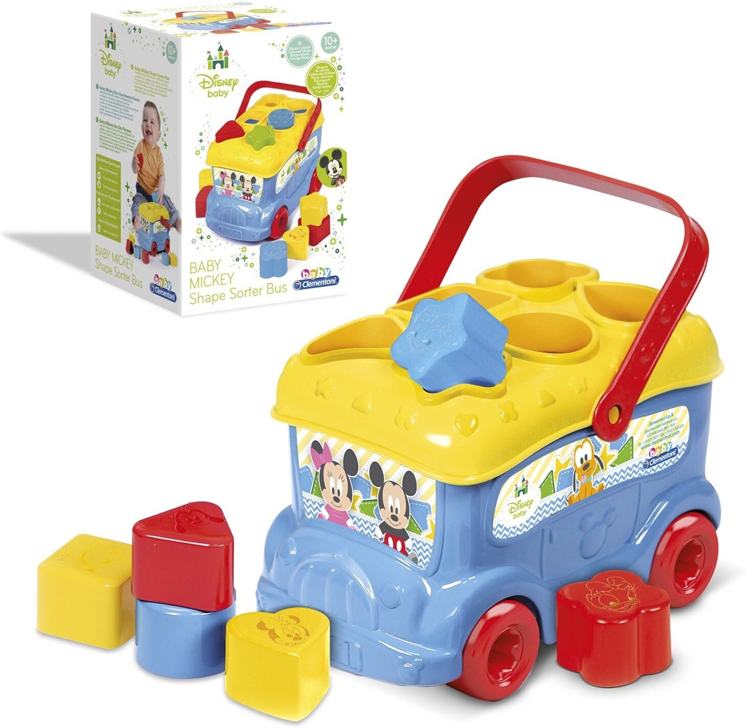 Clementoni Bus Inserimento Forme Clementoni Disney Baby Mickey