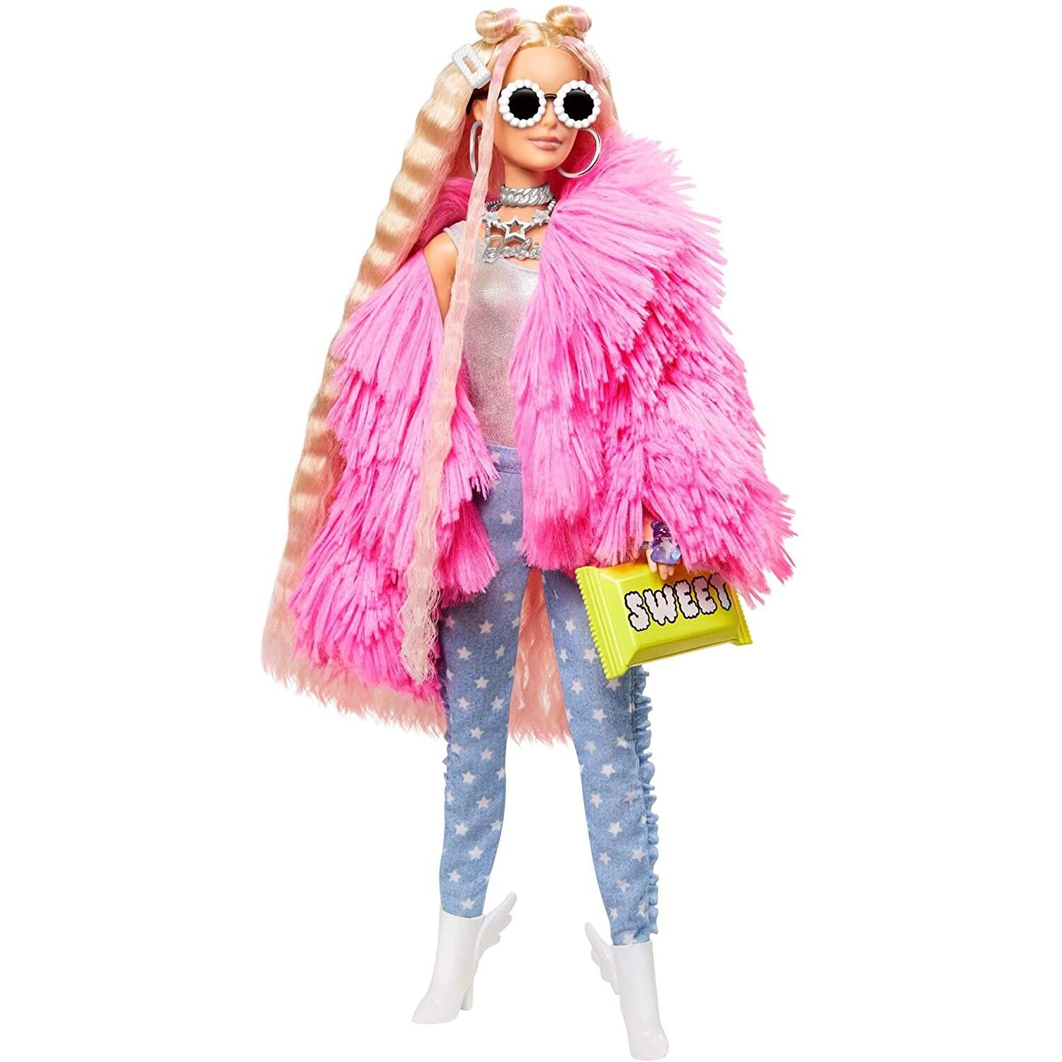 Barbie Bambola Barbie Extra N.3 con 10 Accessori