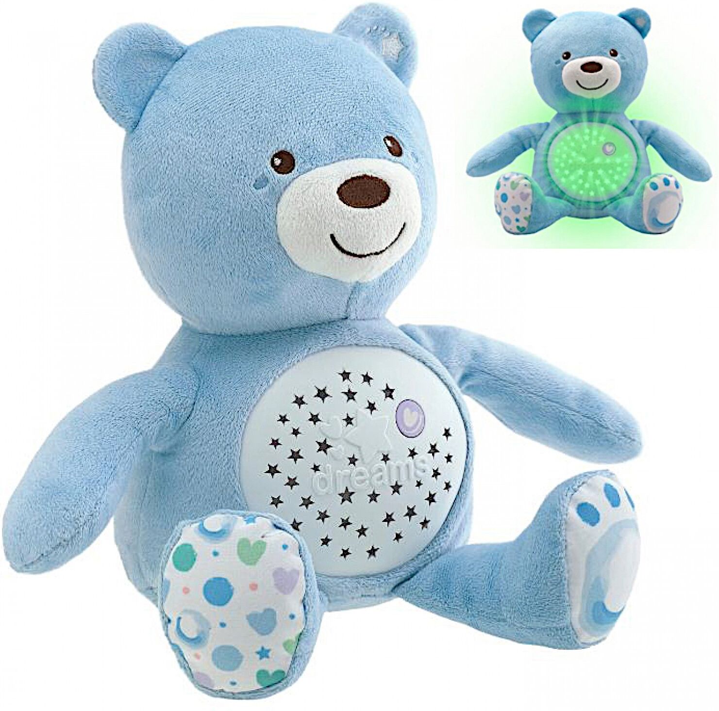 Chicco Proiettore First Dreams Baby Bear Azzurro Chicco Proiettore First Dreams Baby Bear Azzurro