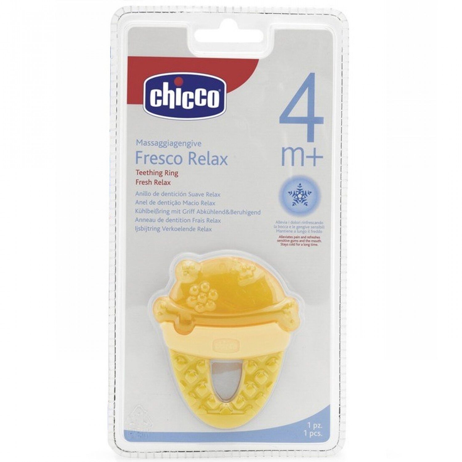 Chicco Massaggiagengive Refrigerante Chicco Gelato Giallo Chicco Massaggiagengive Refrigerante Chicco Gelato Giallo