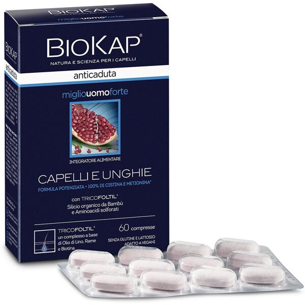 biokap anticaduta miglio uomo forte 60 cpr