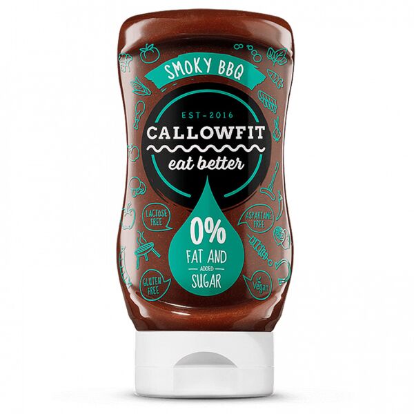 callowfit smoky bbq sauce 300 ml