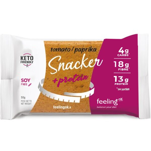 feeling ok snacker + protein 50 gr pomodoro-paprika