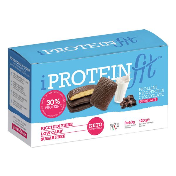 i proteinfit frollini al latte ricoperti 3 x 40 gr