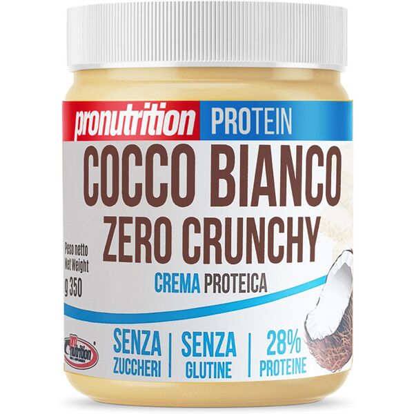 pro nutrition food pro nutrition cocco bianco zero crunchy 350 gr