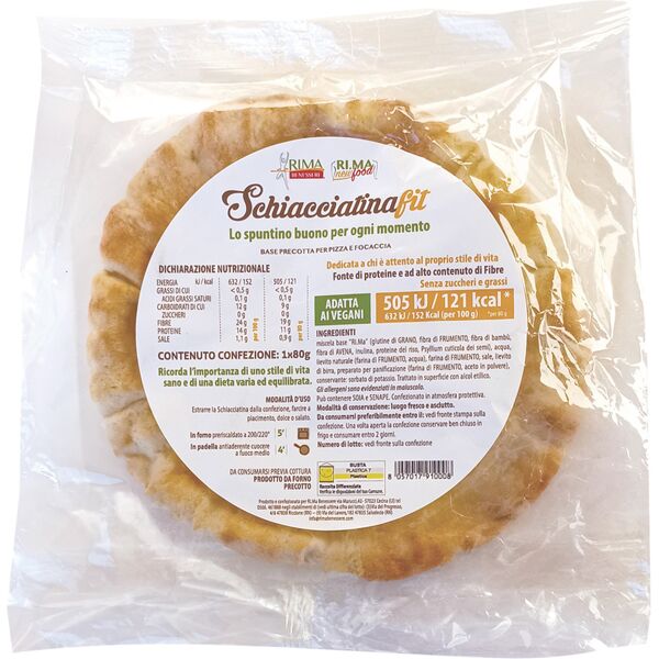 ri.ma benessere schiacciatina fit 80 gr