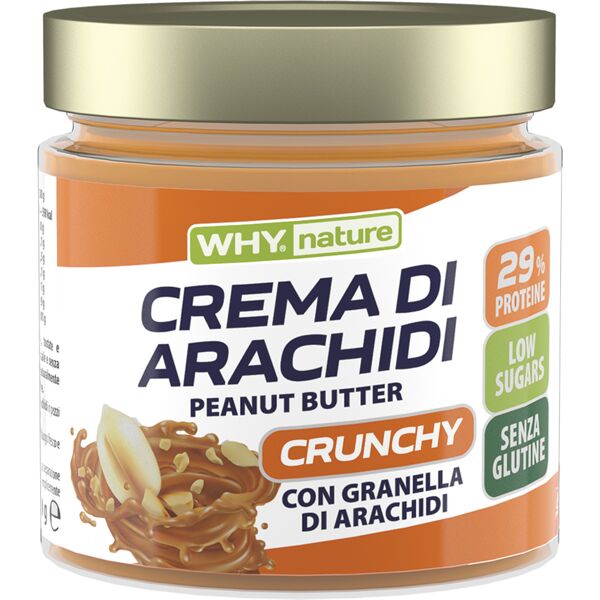 why nature crema di arachidi crunchy 350 gr