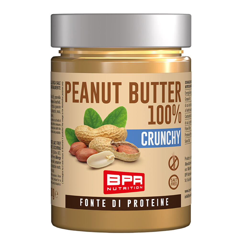 bpr nutrition peanut butter 100% crunchy 300 gr