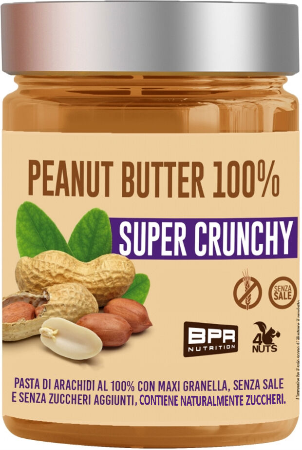 bpr nutrition peanut butter 100% super crunchy 300 gr