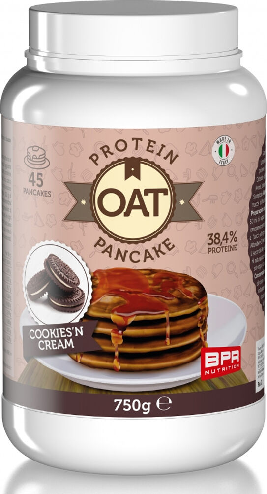 bpr nutrition oat protein pancake 750 gr cookies and cream