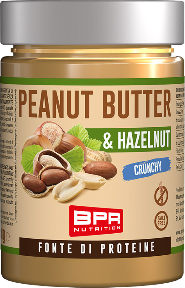 bpr nutrition peanut butter & hazelnut crunchy 280 gr