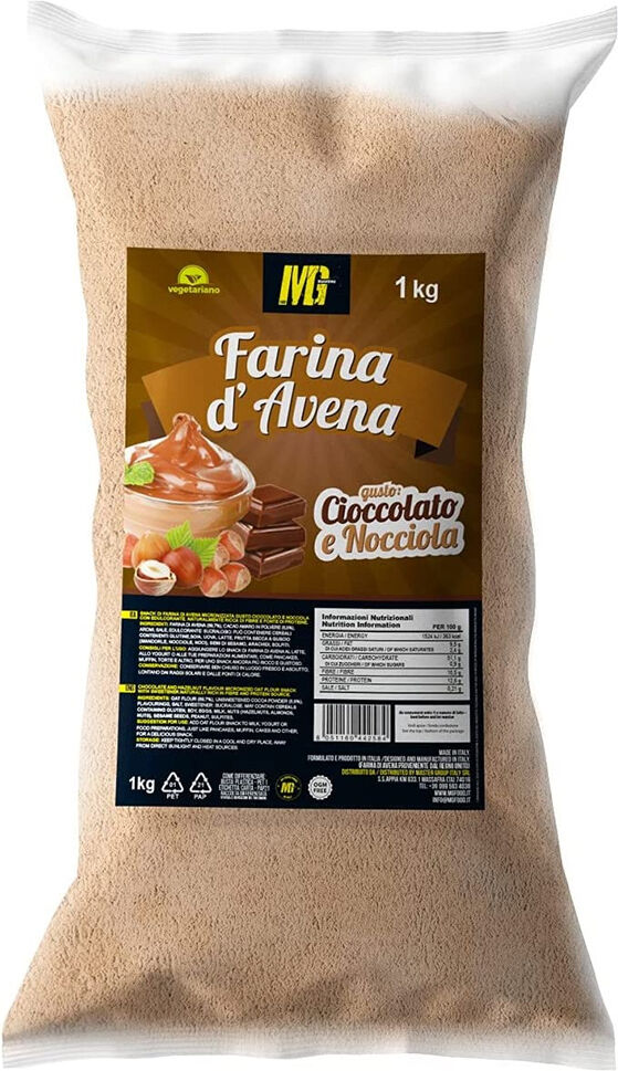 mg food farina d'avena cioccolato e nocciola 1 kg