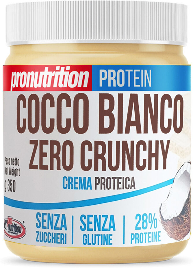 pro nutrition food pro nutrition cocco bianco zero crunchy 350 gr