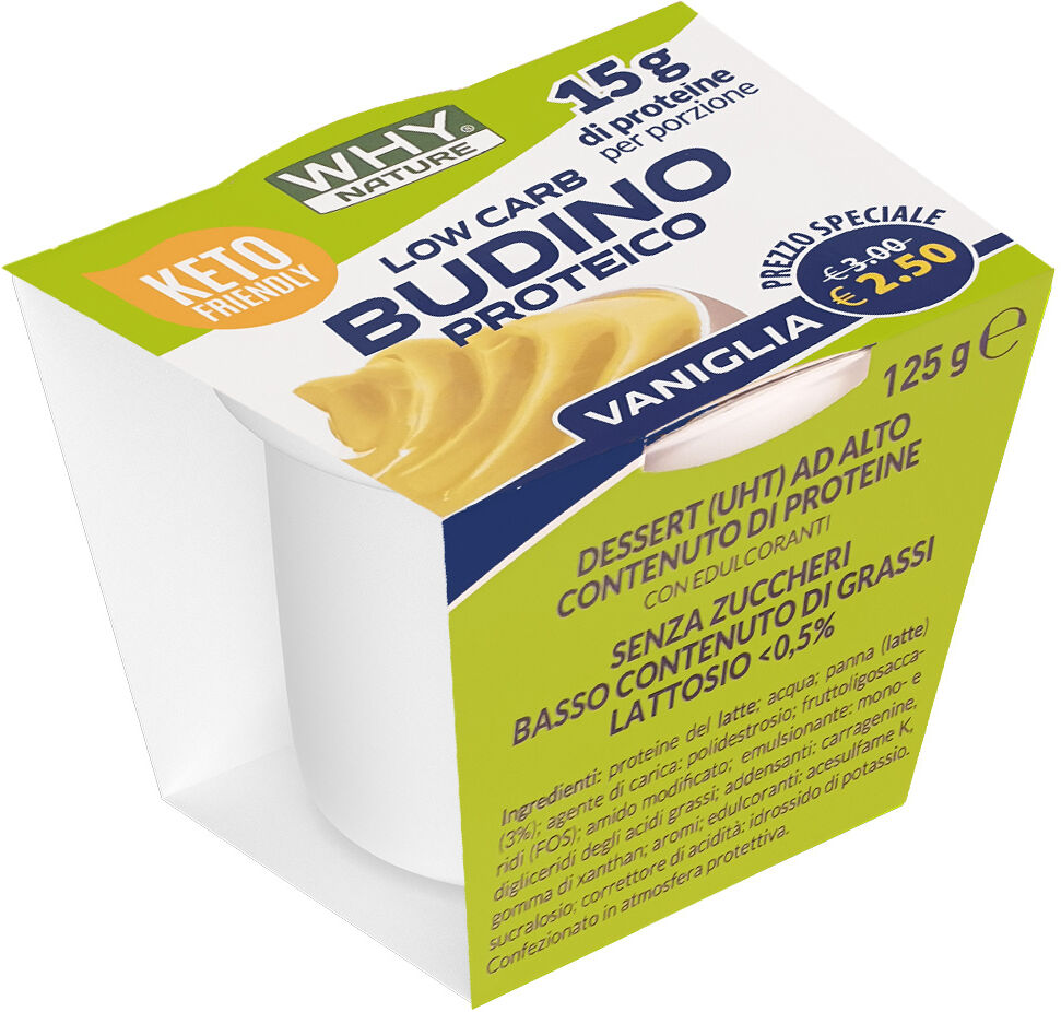 why nature budino proteico 125 gr vaniglia