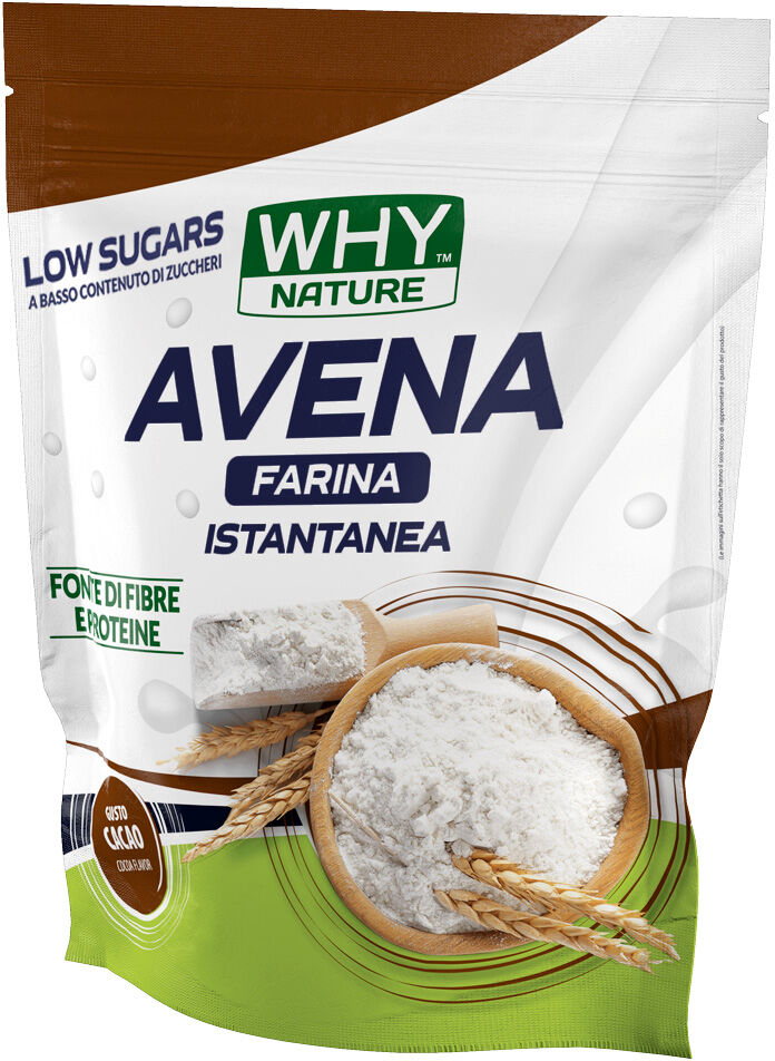 why nature avena farina istantanea 1 kg cacao